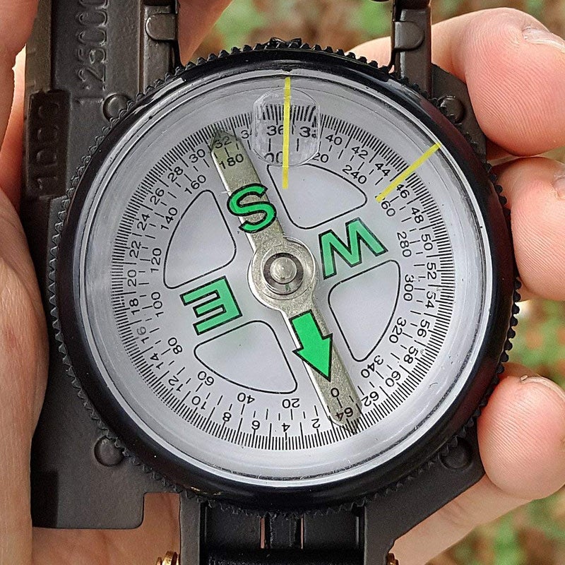 VANVENE Multifunctional Military Compass, Amy Green, Waterproof and Shakeproof, Compass for Outdoor, Camping, Hiking, Military Usage, Gifts - Image 4